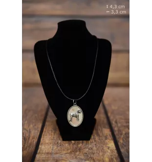 Schnauzer - necklace with a dog, pendant for a dog mom, unique jewelry from the Art-Dog brand