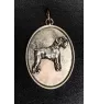 Schnauzer - collier avec chien, pendentif pour maman de chien, bijoux uniques de la marque Art-Dog