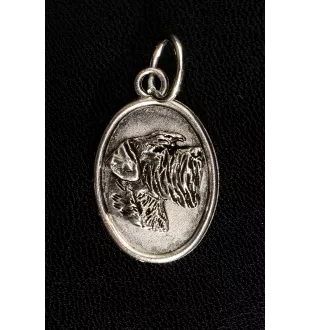 Schnauzer I - Halskette mit Hund, Anhänger für Hundemama, einzigartiger Schmuck der Marke Art-Dog