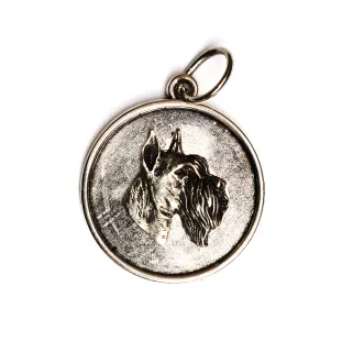 Schnauzer II - collier avec chien, pendentif pour maman de chien, bijoux uniques de la marque Art-Dog