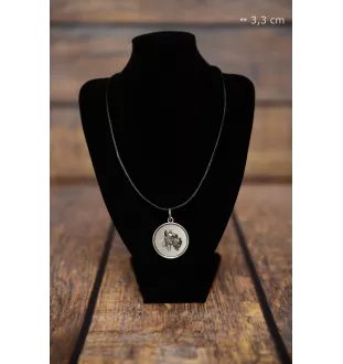 Schnauzer II - necklace with a dog, pendant for a dog mom, unique jewelry from the Art-Dog brand