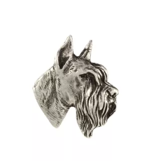 Schnauzer II - Halskette mit Hund, Anhänger für Hundemama, einzigartiger Schmuck der Marke Art-Dog