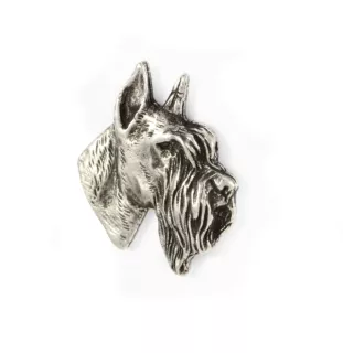 Schnauzer II - collier avec chien, pendentif pour maman de chien, bijoux uniques de la marque Art-Dog