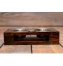 Schnauzer - wooden stand with bowls for a dog, steel dog bowls, a gift for adopting a dog from the Art-Dog brand
