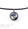 Schnauzer - jewelry with your photo box, set of necklace and earrings, personalized products from the Art-Dog brand
