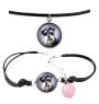 Schnauzer - a set of jewelry with your photo, handmade set, bracelet and necklace by Art.-Dog brand