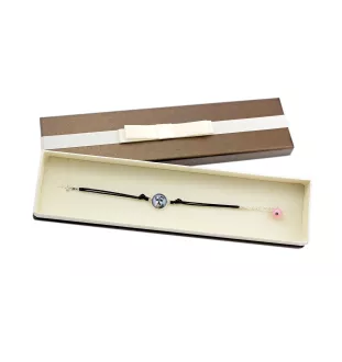 Schnauzer - bracelet in a box with your photo, feminine jewelry, perfect gift from Art-Dog brand
