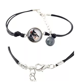 Schnauzer I - bracelet in a box with your photo, feminine jewelry, perfect gift from Art-Dog brand