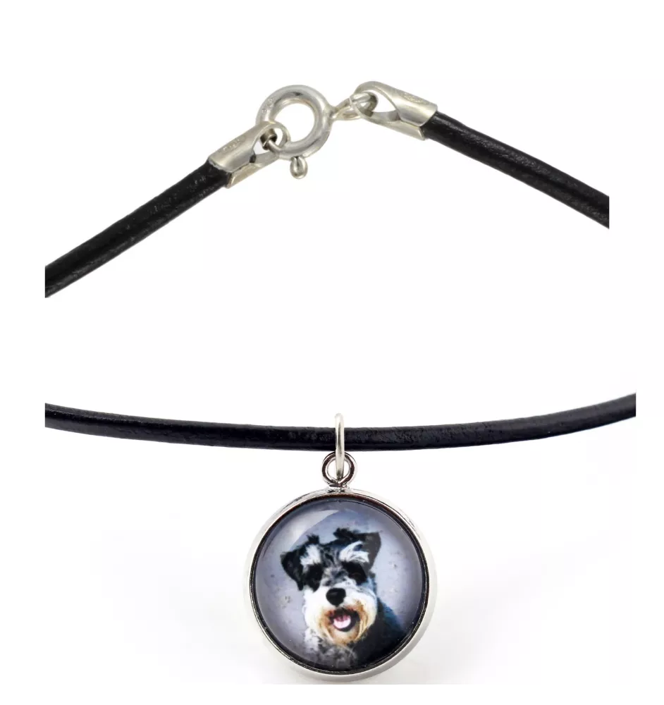 Schnauzer - necklace in a box, elegant decoration, pendant from the Art-Dog brand