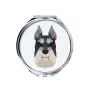 Schnauzer I - miroir avec une image et un motif géométrique de la marque Art-Dog