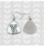 Schnauzer - Hund Ohrringe, hängende Ohrringe mit Bild, personalisierter Schmuck mit dem Aufdruck der Marke Art-Dog