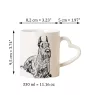Schnauzer I - tasse avec chien, une tasse adorable avec une anse en forme de cœur, un cadeau universel de la marque Art-Dog