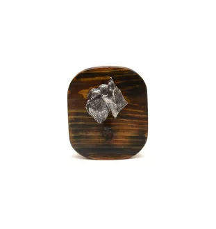 Schnauzer - Leinenhalter, Hundemedaillehalter, Schlüsselhaken der Marke Art-Dog