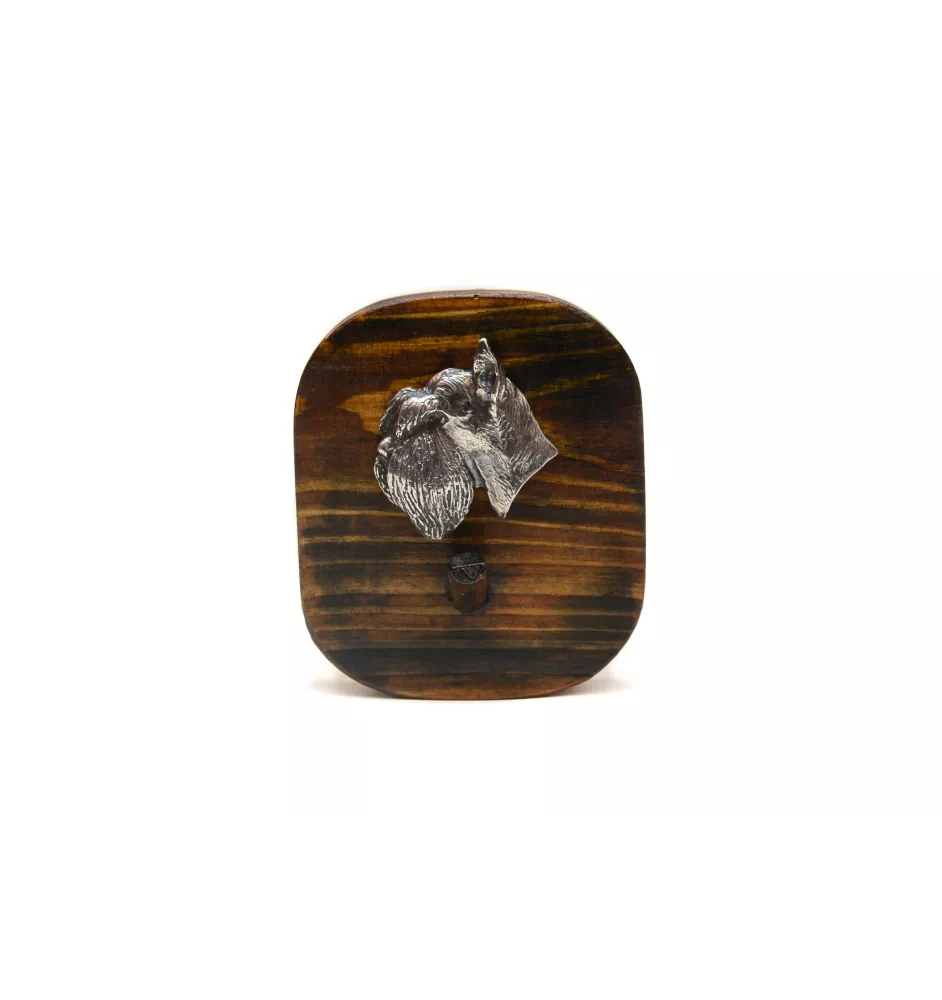 Schnauzer - leash hanger, medal hanger with dog, key hook from Art-Dog brand