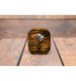 Schnauzer IV - leash hanger, medal hanger with dog, key hook from Art-Dog brand