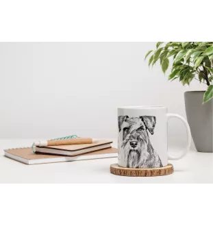 Schnauzer - Tasse mit Hund, Tasse mit Bild, personalisiertes Geschenk der Marke Art-Dog