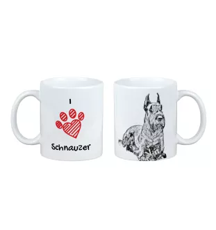Schnauzer I - Tasse mit Hund, entzückende Tasse mit Grafik, Geschenk mit Ihrem Foto von der Marke Art-Dog