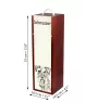 Schnauzer - wine box with a dog, alcohol box with graphics, personalized gift box from the Art-Dog brand
