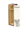 Schnauzer - wine box with a dog, alcohol box with graphics, personalized gift box from the Art-Dog brand