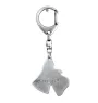 Scottish terrier, Aberdeen Terrier, Scottie, Aberdeenie I - Silver-plated key ring with dog, handbag decoration, backpack pendant by Art-Dog brand