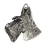 Scottish terrier, Aberdeen Terrier, Scottie, Aberdeenie I - Silver-plated key ring with dog, handbag decoration, backpack pendant by Art-Dog brand