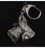 Scottish terrier, Aberdeen Terrier, Scottie, Aberdeenie I - Silver-plated key ring with dog, handbag decoration, backpack pendant by Art-Dog brand