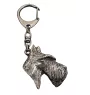 Schottischer Terrier, Scottish terrier - Versilberter Schlüsselanhänger mit Hund, Handtaschen-Dekoration, Rucksack-Anhänger der Marke Art-Dog