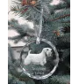 Sealyham Terrier - Kristallkugel mit Foto, Hundebild im Kristall, personalisierter Christbaumschmuck von Art-Dog.