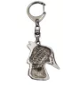 Scottish terrier, Aberdeen Terrier, Scottie, Aberdeenie - Silver-plated key ring with dog, handbag decoration, backpack pendant by Art-Dog brand