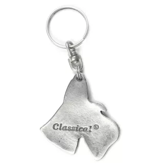 Schottischer Terrier, Scottish terrier I - Versilberte Hund Anhänger, Handtasche Dekoration, Rucksack-Anhänger von Art-Dog Marke