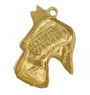 Scottish terrier, Aberdeen Terrier, Scottie, Aberdeenie - Gilded key ring with dog, handbag decoration, luxury accessory by Art-Dog brand