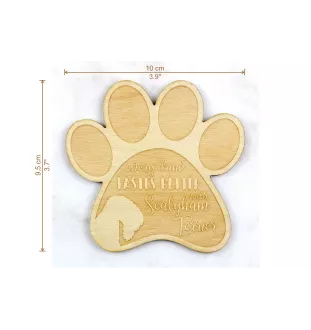Sealyham Terrier - Sous-verre mug, sous-verre gravé avec chien, cadeau pour amoureux des chiens par la marque Art-Dog