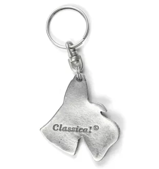 Schottischer Terrier, Scottish terrier I - Versilberter Anhänger mit einem Hund in einer dekorativen Box, Handtaschenschmuck, Rucksackanhänger der Marke Art-Dog