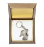 Terrier écossais, Scottish terrier - Pendentif argenté avec un chien dans une boîte décorative, décoration de sac à main, pendentif de sac à dos par la marque Art-Dog