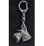 Terrier écossais, Scottish terrier I - Porte-clés argenté avec un chien dans une boîte cadeau, décoration de sac à main, pendentif de sac à dos par la marque Art-Dog