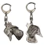 Terrier écossais, Scottish terrier - Porte-clés argenté avec un chien dans une boîte cadeau, décoration de sac à main, pendentif de sac à dos par la marque Art-Dog