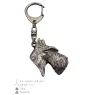 Terrier écossais, Scottish terrier - Porte-clés argenté avec un chien dans une boîte cadeau, décoration de sac à main, pendentif de sac à dos par la marque Art-Dog
