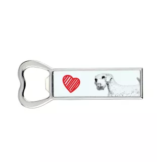Sealyham Terrier, Welsh Border Terrier, Cowley Terrier - bottle opener with a dog, personalized fridge opener, unique gift for a man by Art-Dog brand
