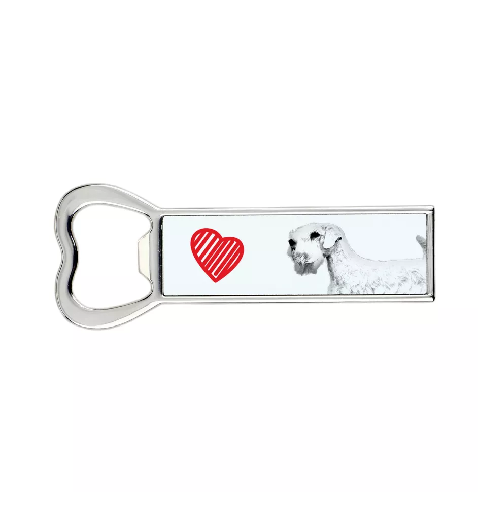 Sealyham Terrier, Welsh Border Terrier, Cowley Terrier - bottle opener with a dog, personalized fridge opener, unique gift for a man by Art-Dog brand
