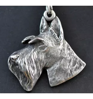 Scottish terrier, Aberdeen Terrier, Scottie, Aberdeenie I - Necklace with dog, silver-plated pendant for dog fan, unique jewelry by Art-Dog brand