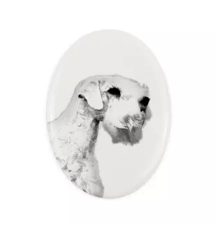 Sealyham Terrier - une plaque commémorative avec une photo de chien, une plaque funéraire avec une impression, une plaque ovale personnalisée de la marque Art-Dog