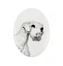 Sealyham Terrier - une plaque commémorative avec une photo de chien, une plaque funéraire avec une impression, une plaque ovale personnalisée de la marque Art-Dog