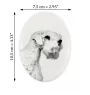 Sealyham Terrier - une plaque commémorative avec une photo de chien, une plaque funéraire avec une impression, une plaque ovale personnalisée de la marque Art-Dog