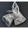 Terrier écossais, Scottish terrier I - Collier pour chien, bijoux uniques pour les fans de chiens, pendentif vipère unique de la marque Art-Dog