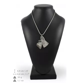 Schottischer Terrier, Scottish terrier I - Hundehalsband, einzigartiger Schmuck für den Hundefan, einzigartiger Kreuzotter-Anhänger der Marke Art-Dog