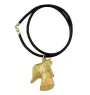 Schottischer Terrier, Scottish terrier - Hundehalsband in Geschenkbox, vergoldeter Anhänger für Hundefans, auffälliger Schmuck von Art-Dog