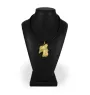 Schottischer Terrier, Scottish terrier - Hundehalsband in Geschenkbox, vergoldeter Anhänger für Hundefans, auffälliger Schmuck von Art-Dog
