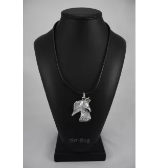 Schottischer Terrier, Scottish terrier - Hundehalsband in Geschenkbox, versilbertes Medaillon für Hundefans, markanter Anhänger der Marke Art-Dog