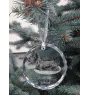 Terrier écossais, Scottish terrier - boule de Noël en cristal avec une photo, photo de chien dans le cristal, décoration personnalisée pour sapin de Noël de la marque Art-Dog