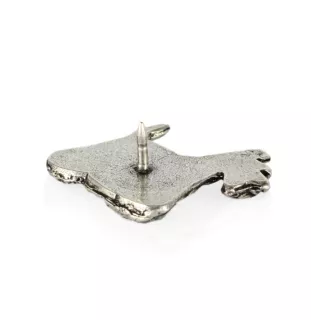 Scottish terrier, Aberdeen Terrier, Scottie, Aberdeenie  - Silver-plated dog brooch, elegant pin, jacket lapel decoration by Art-Dog brand